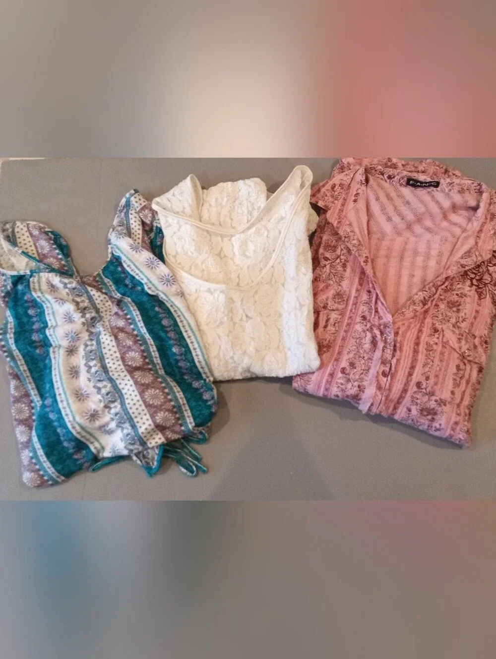 Shyanne And Fang Western Tops Women's Size L/XL Lot Of 3